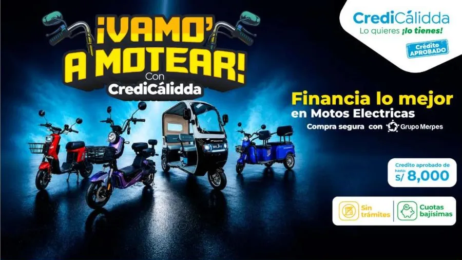 Portada catálogo Cálidda Motos Eléctricas
