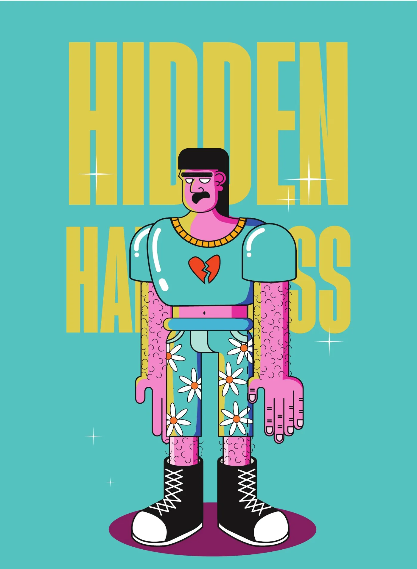 Póster Hidden Happiness