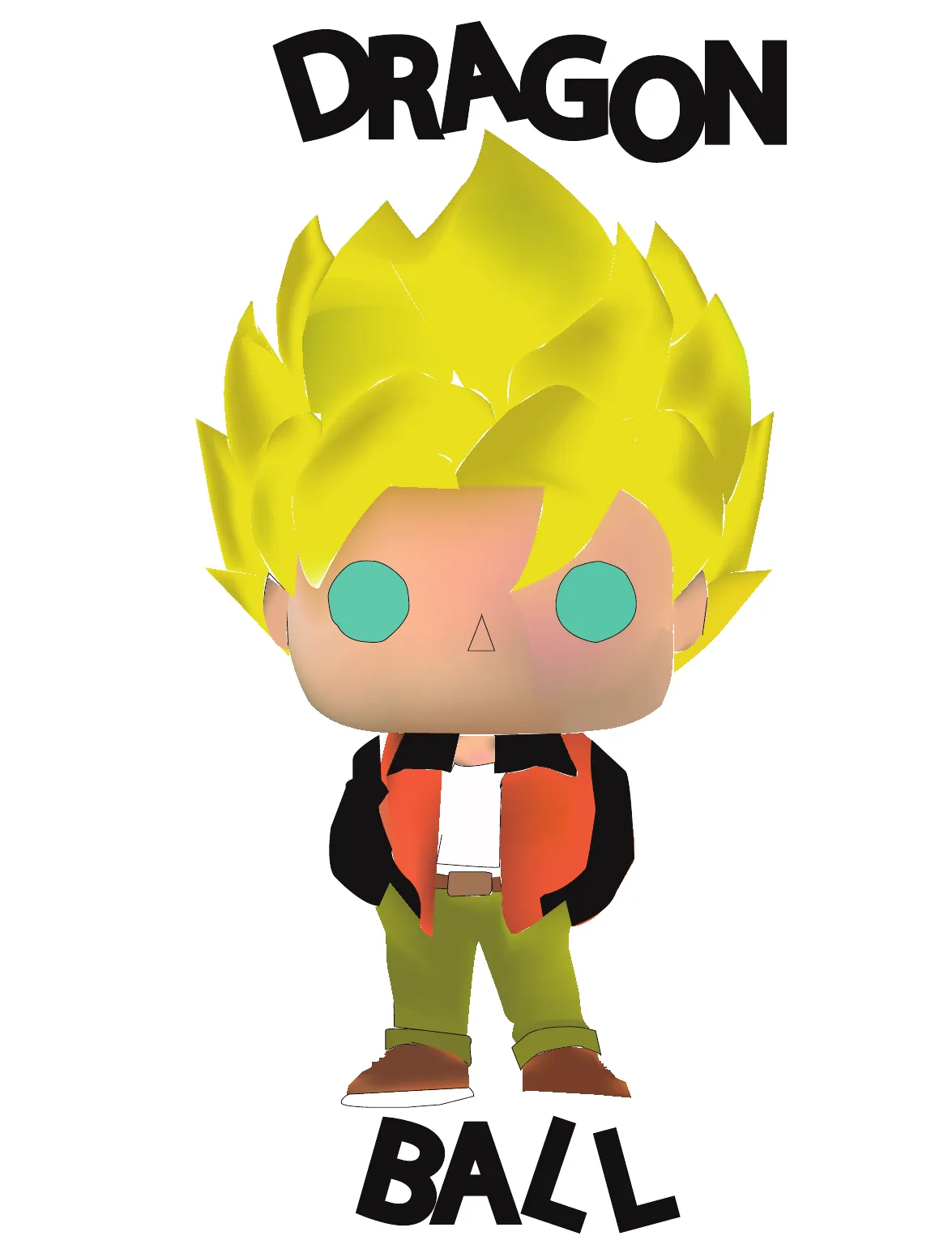 Figura estilo 3D, fan art